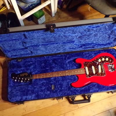 Vintage Hagstrom Futurama III 1964? custom build with fender locking tuners and electronics, kings neck, made in sweden image 12