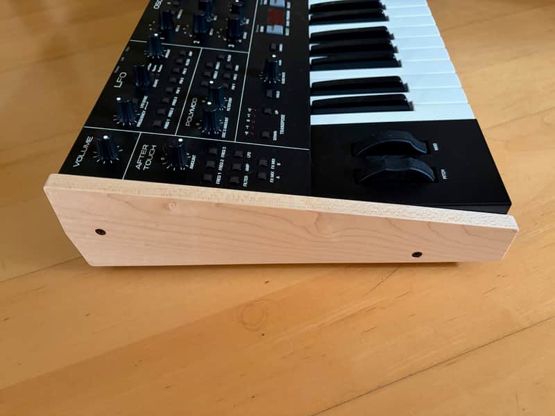 Sequential Trigon-6 49-Key 6-Voice Polyphonic Synthesizer 2022 - Present - Black with Wood Sides image 1