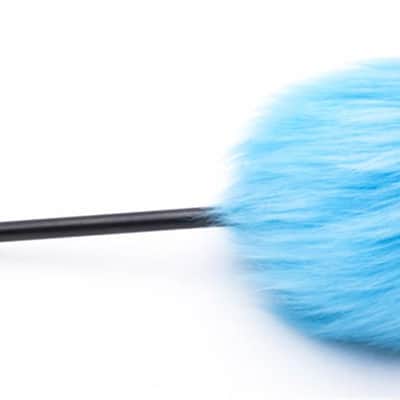 Danmar - 209HB - Fuzzy Bass Drum Beater - Hottie Blue image 2