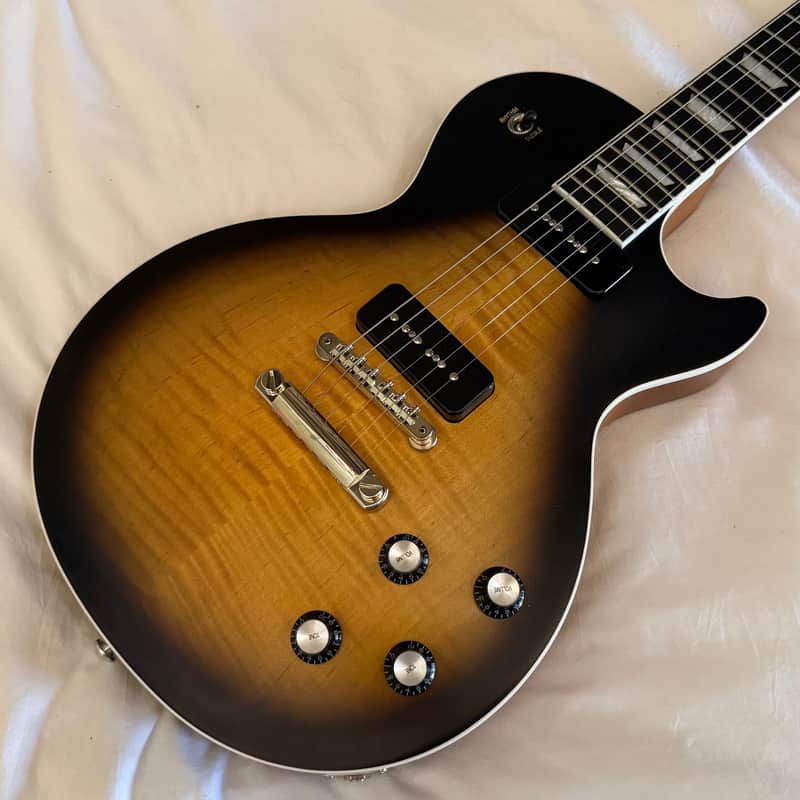 2018 Gibson Limited Edition Les Paul Classic Player Plus Vintage Sunburst P90's - Free Pro Setup image 1