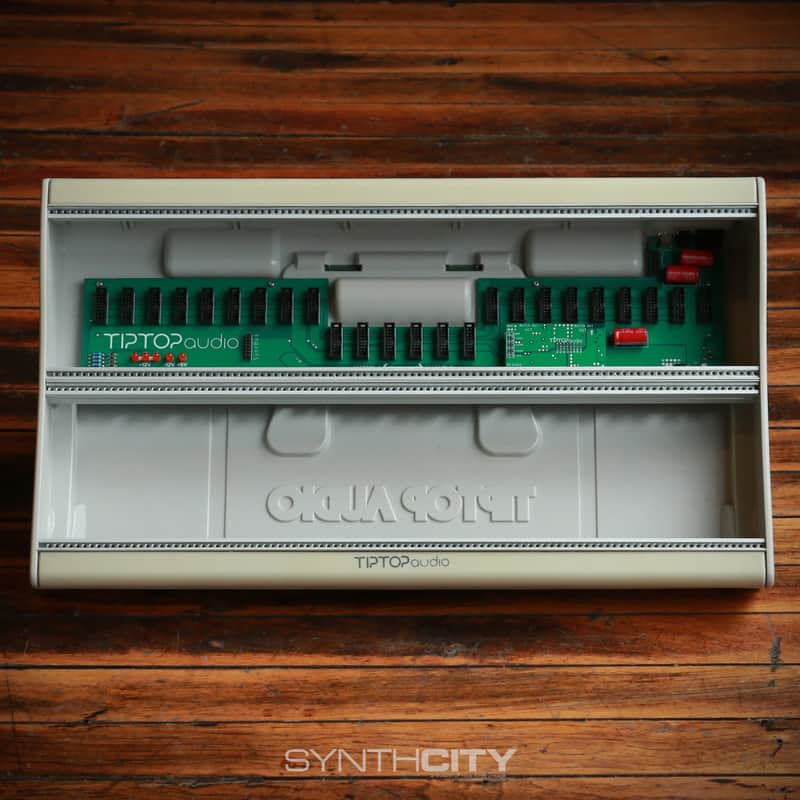 Tiptop Audio Mantis Eurorack Case 2020s - Grey/Green w/ Bag | Reverb