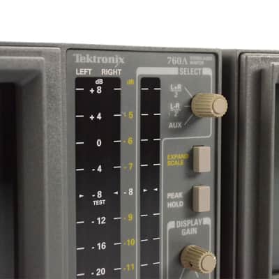 Tektronix 760A Stereo Audio Monitor Oscilloscope 760 A Rack Rackmount #32102 image 11
