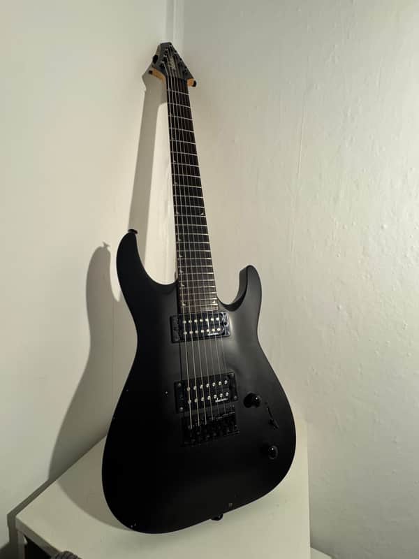 Jackson JS Series JS22-7 DKA HT Dinky Archtop with Amaranth Fretboard 2019 - Present - Satin Black image 1