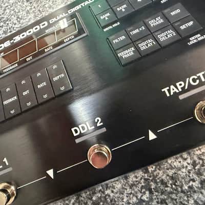 Boss SDE-3000D Dual Digital Delay 2023 - Present - Black image 3