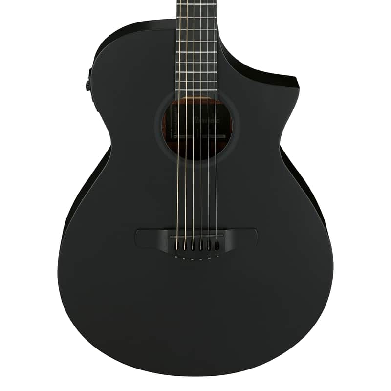 Used Ibanez AEWC621 Acoustic-Electric Guitar - Black Out image 1