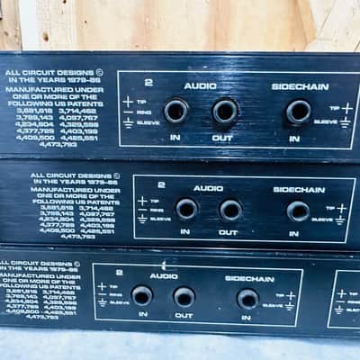 Lot of 3 BROKEN DBX 166 2-Channel Stereo Compressor Made in USA - PARTS / REPAIR image 3