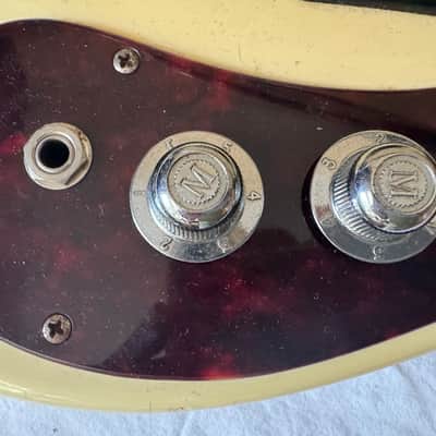 1966 Mosrite of California “The Ventures” Mark V – Vintage White with Original Case image 3