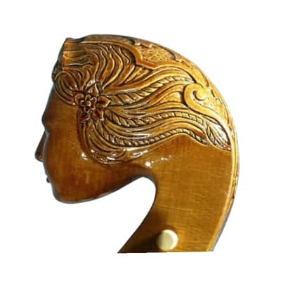 Baroque model song profession maestro 7 string 27" viola da gamba carving scroll image 8