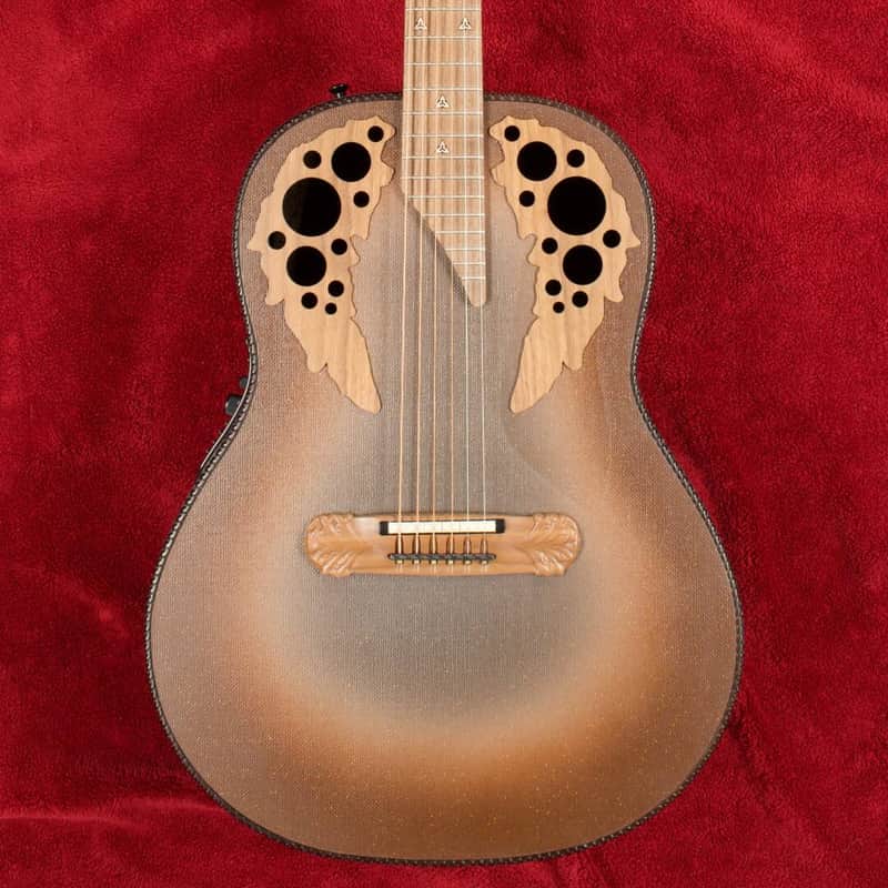 Ovation Adamas 1687GT-9W Deep Bowl Reverse Brown Tri-Burst image 1