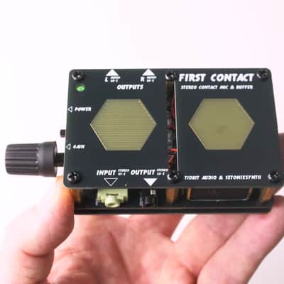 Tidbit Audio First Contact stereo contact mic & preamp 2024 - Black image 7