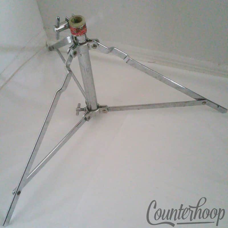 *Slingerland Buddy Rich Snare Drum / Straight Cymbal Stand Tripod Base Tube USA* image 1