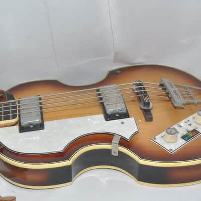 Greco Violin Bass VB Set Neck Electric Guitar Ref. No 6985 image 7