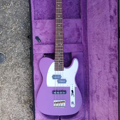 Clip TBS-4 Bass Guitar Short Scale Telebass Lavender Mist image 8