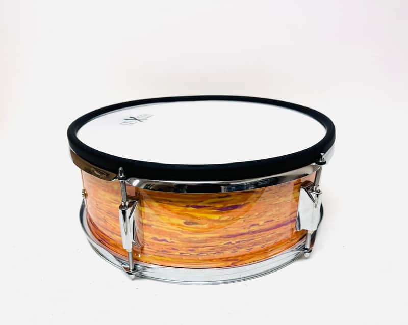 HXM 14” X 5” Mod Orange Snare Drum for Roland Alesis Lemon Kit image 1