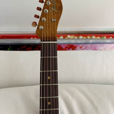Fender Fender Artisan Maple Burl Dual P90 Telecaster - Aged Natural Rosewood Fingerboard 2021 - Artisan image 4