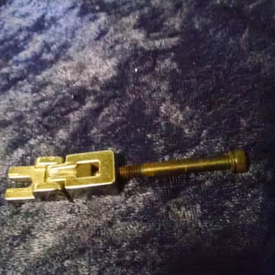 1980s Floyd Rose FRT-7 Tremolo Bridge Saddle Chrome image 2