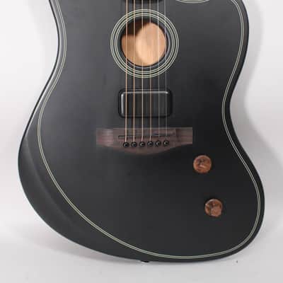 2025 Fender  Acoustasonic Standard Jazzmaster Black image 2
