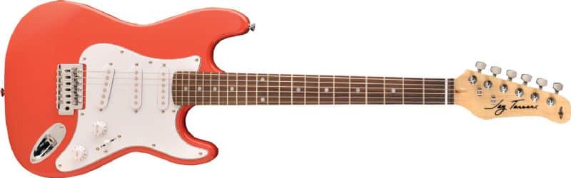 Jay Turser JT-30-MRD-A 3/4 Size Double Cutaway Electric Guitar. Metallic Red image 1