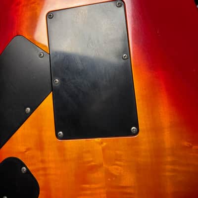 1990's Ibanez MIJ RG770FM Cherry Sunburst w/case image 20