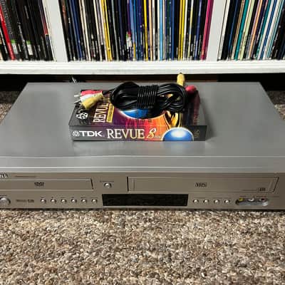 Samsung DVD-V5500 DVD/VCR Combo Player Recorder No Remote w/ Cables TESTED ✅ image 1