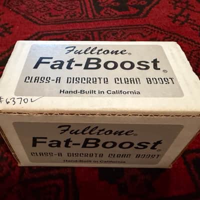 Fulltone Fat Boost V1 2000s - Silver image 6