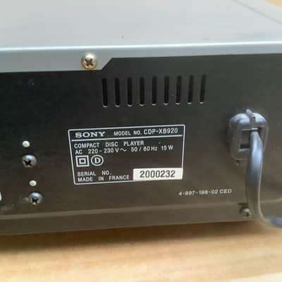 Sony CDP-XB920 QS High-end CD player  Silver XB  920 image 15