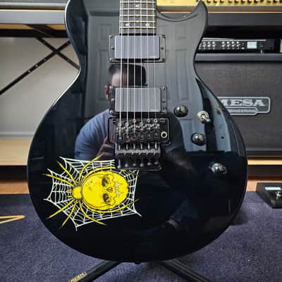 ESP KH-3 Kirk Hammett Signature - Black with Custom Graphic image 2