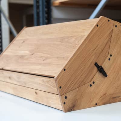 2 Many Synths Solid Oak 9U 104HP Eurorack case with lid! image 2