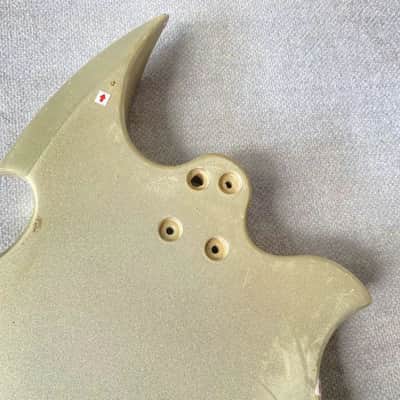Metallic Silver Lefty Custom DIY Guitar Basswood Body image 13