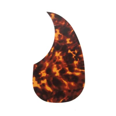 Universal Self Stick thin acoustic guitar pickguard,style-6 Vintage-Brown tortoise