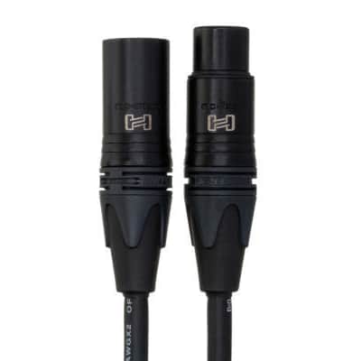 Hosa CMK-005AU Edge Microphone Cable Neutrik XLR3F to XLR3M 5ft image 3