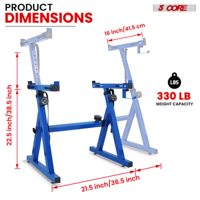 5 Core Keyboard Stand Z Shape Adjustable Foldable Heavy Duty Key Board Piano DJ Controller Stands image 3