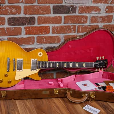 Gibson Custom Shop 1959 Les Paul Standard Reissue Flame Maple Top Lemon Burst VOS 2025 w/OHSC image 2