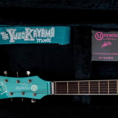 Mosrite Ventures Model Yuzo Kayama Signature Seafoam Green, Mint w/ Case & Strap, Japan Kurokumo image 15