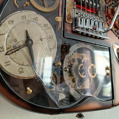 Martper Guitars Boutique Custom Shop Frankenstein SteampunkI II 2022 image 15
