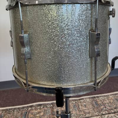 Ludwig Club Date 1960s 13x9" Tom - Silver Sparkle image 5