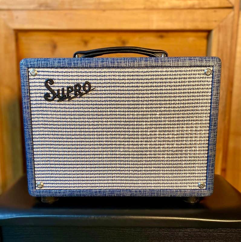 Supro 1606J '64 Super 5-Watt 1x8" Guitar Combo - Blue Rhino image 1