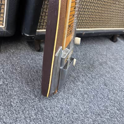 Teisco Lap Steel 50s-60s With Case Natural image 9
