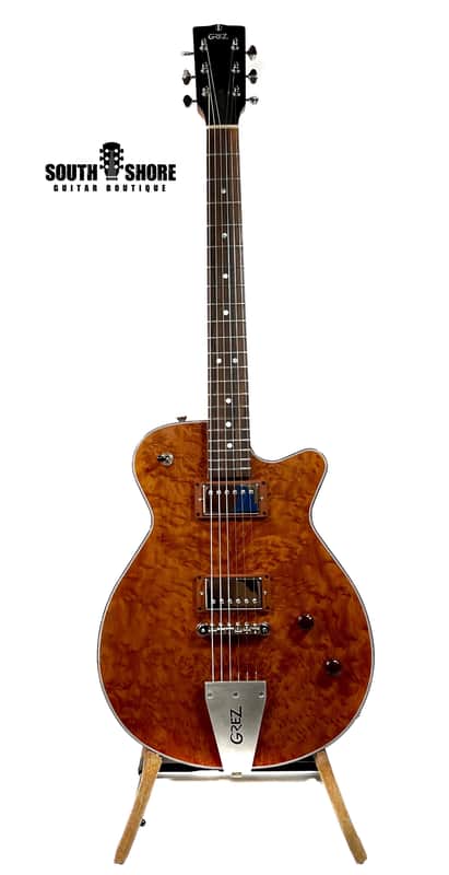 Grez Mendocino Custom, Burl Redwood Top, Ziricote Board, Lollar Imperial's NEW (Authorized Dealer) image 1