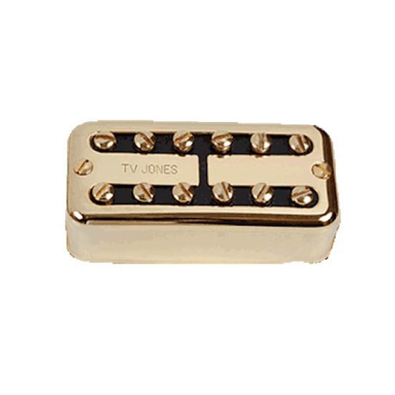 TV Jones TV Classic Guitar Bridge Pickup, Universal Mount, Gold image 1
