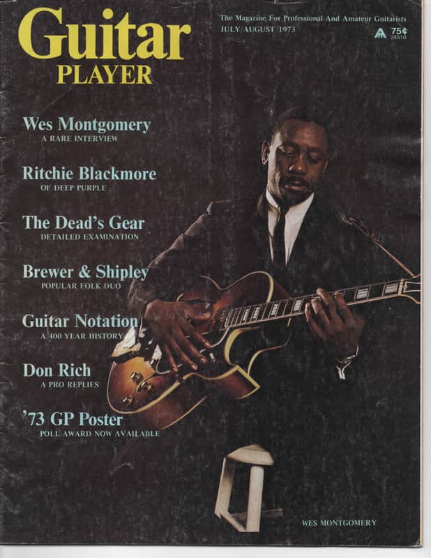 Guitar Player- Magazine, July/August 1973, Wes Montgomery cover image 1