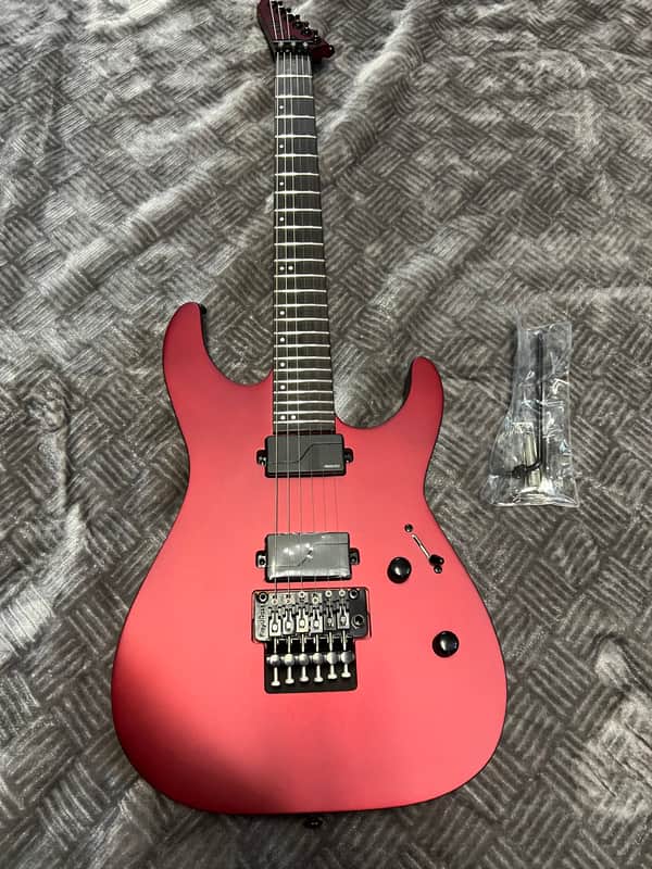 ESP LTD M-1000 2023 - Present - Candy Apple Red Satin image 1