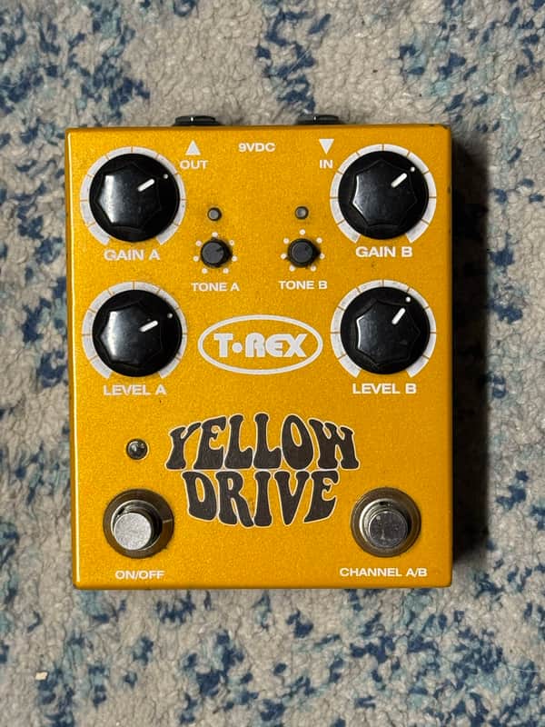 ギター T-REX YELLOW DRIVE T-Rex Yellow Drive Dual Channel Distortion Pedal | Reverb