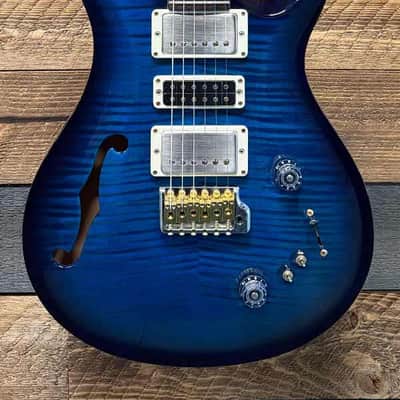 PRS Wood Library Special 22 Flame Neck Aquamarine Burst 0357527 image 3