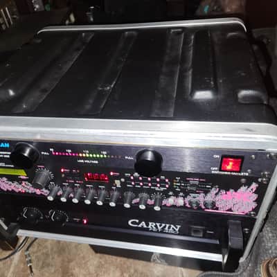 Vintage 90s Guitar Rack Rig | ART SGX 2000 Tube Preamp & Carvin FET 450 Power Amp in SKB 4U Case image 9
