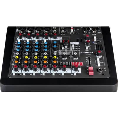 Allen & Heath ZEDi-10FX 10-Channel Mixer with USB Audio Interface and Gator G-MIXERBAG-2118 Mixer Bag image 2
