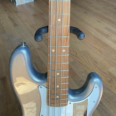 Fender Player Series Precision Bass Silver Sparkle MIM NEW with hang tags, warranty card, etc. image 2