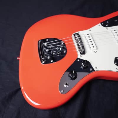 *NEW* 2025 Fender FSR Traditional II '60s Jaguar MIJ Fiesta Red w/ Matching Headstock USA Pure Vintage Pickups image 9