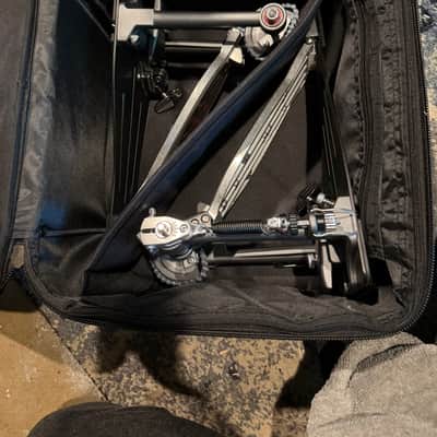Pearl P2052C Eliminator Redline Chain-Drive Double Bass Drum Pedal 2010s - Silver / Black / Red image 5