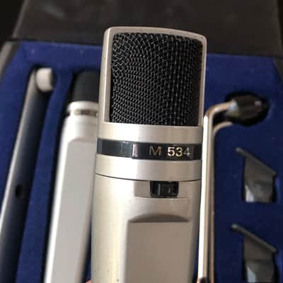 Matched pair Uher M534 microphone set with accesories (AKG M35) image 3